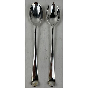 Studio Silversmiths 2 Piece Silver Plated Salad Servers 9 inches long